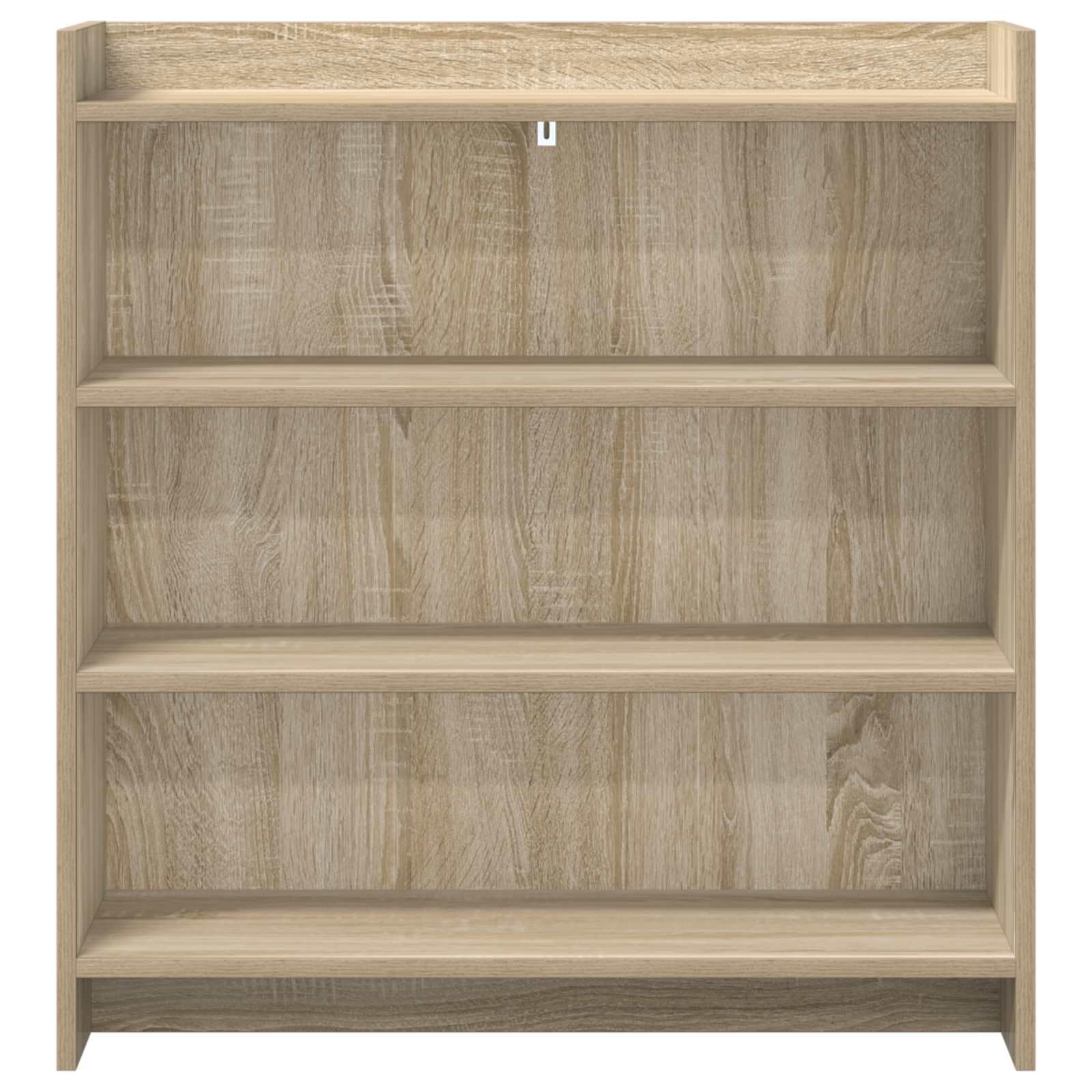 Générique Credenza in rovere Sonoma 75 x 36 x 80 cm Legno Ingenierie | 3 scomparti, scaffali, portaoggetti per stoviglie deco, facile da pulire, semplice da montare