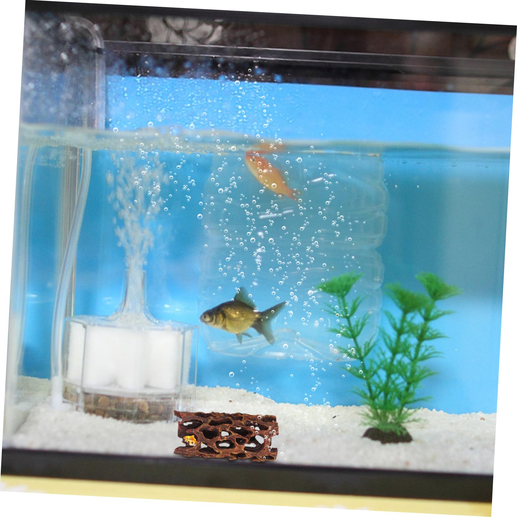Ipetboom 2stcke Knstliche Baumhhle Fr Aquarien Dekoration Fr Fische  Und Garnelen Versteck Und Brutsttte Fr Aquarien Und Teiche : Amazon.de:  Haustier