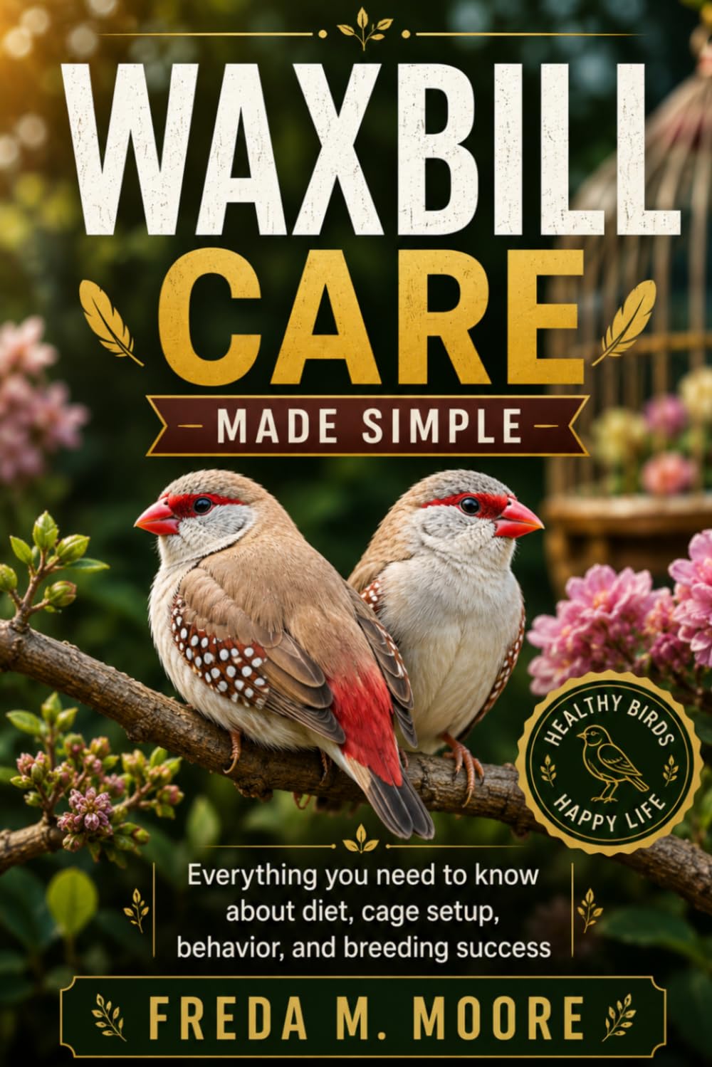 WAXBILL CARE Made simple: Everything you need to know about diet, cage setup, behavior, and breeding success