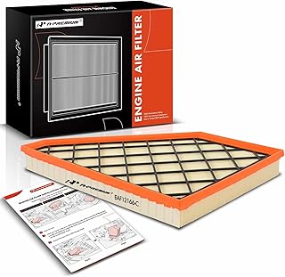 A-Premium Front Engine Air Filter Compatible with Buick Enclave 2018-2023 & Cadillac XT5, XT6 & Chevrolet Blazer, Traverse & GMC Acadia, 2.0L 2.5L 3.6L, Flexible Panel, Replace# 23321606