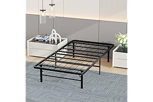 Twin Bed Frame: Durable Metal Platform for Restful Nights