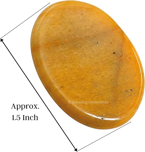 Vista 421 de Cristales de piedra de preocupación de cuarzo rosa y piedras curativas, piedras de preocupación para regalos de alivio del estrés, cristal de piedra