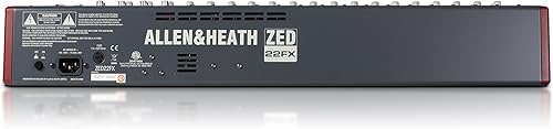 Miniatura 3 de Allen & Heath ZED-22FX - Mezclador de calidad Touring de 22 canales con FX a bordo y ES USB (AH-ZED-22FX)