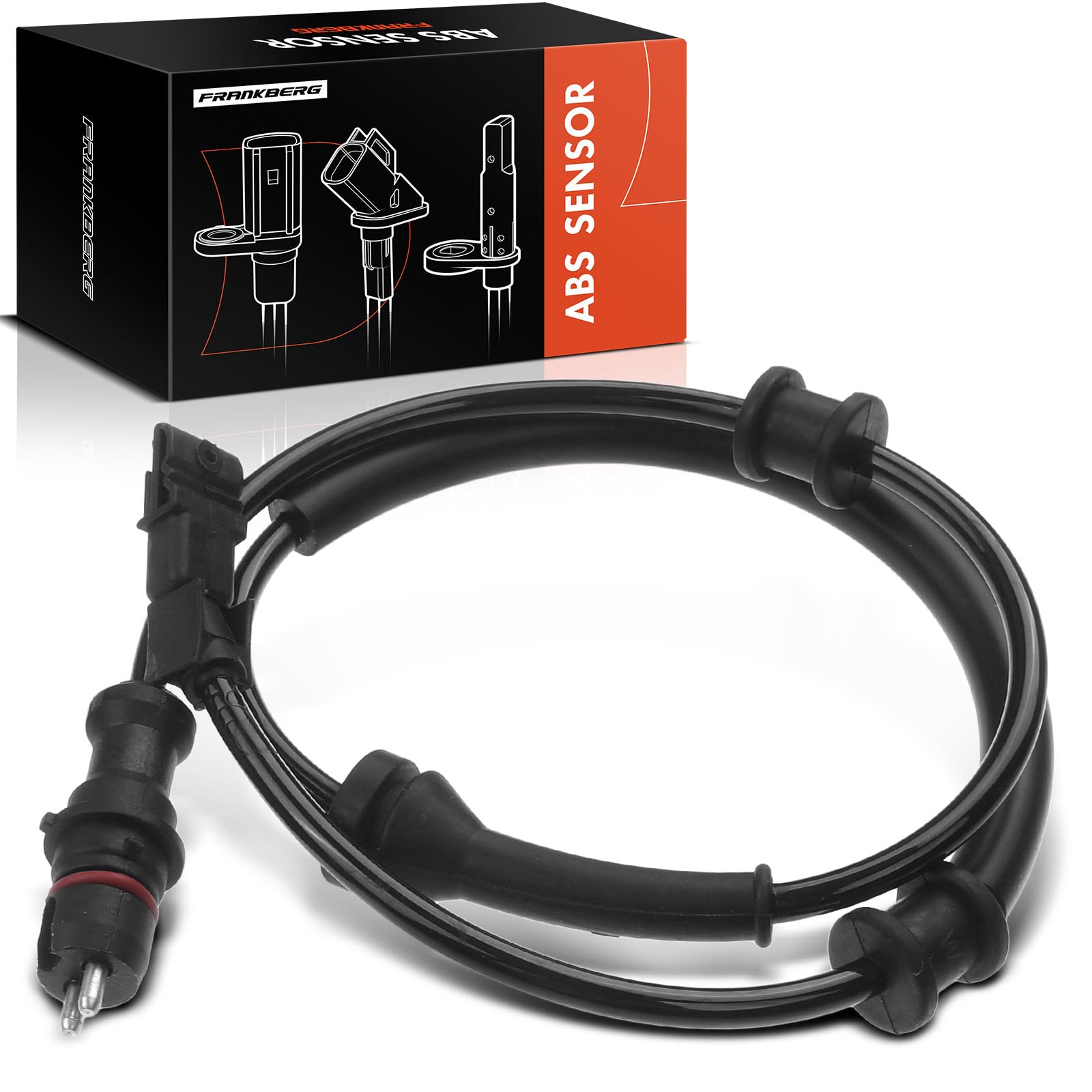 Frankberg Capteur de vitesse de roue ABS arrière gauche/droite 2 broches | Compatible avec: Laguna II Grandtour KG0/1, Laguna II BG0/1