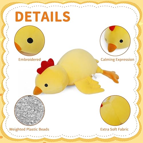 Miniatura 2 de FLORVIV Animales de peluche con peso para perros, 24 pulgadas, 4.2 libras, lindos dálmatas que abrazan, almohadas de peluche para niños y niñas