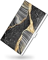 Vista 8 de Titular de la tarjeta de visita,Impresión en color para hombres y mujeres,Organizador de tarjetas de visita de metal ultrafino,Cartera de bolsillo