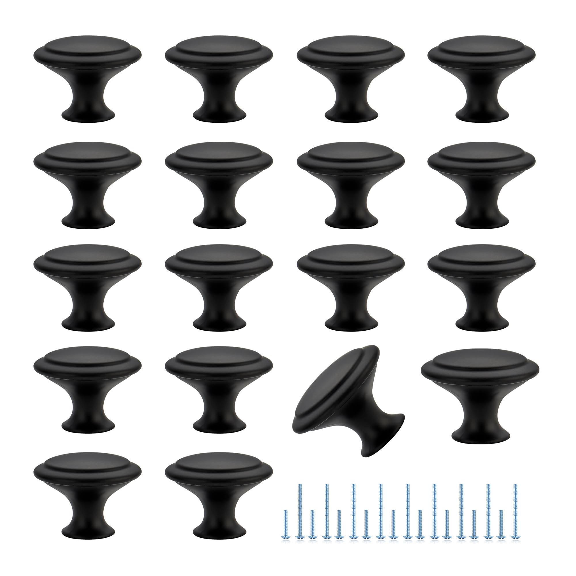 matte black dresser knobs Geometric Matte Black Geo Cabinet Knobs and Drawer Pulls