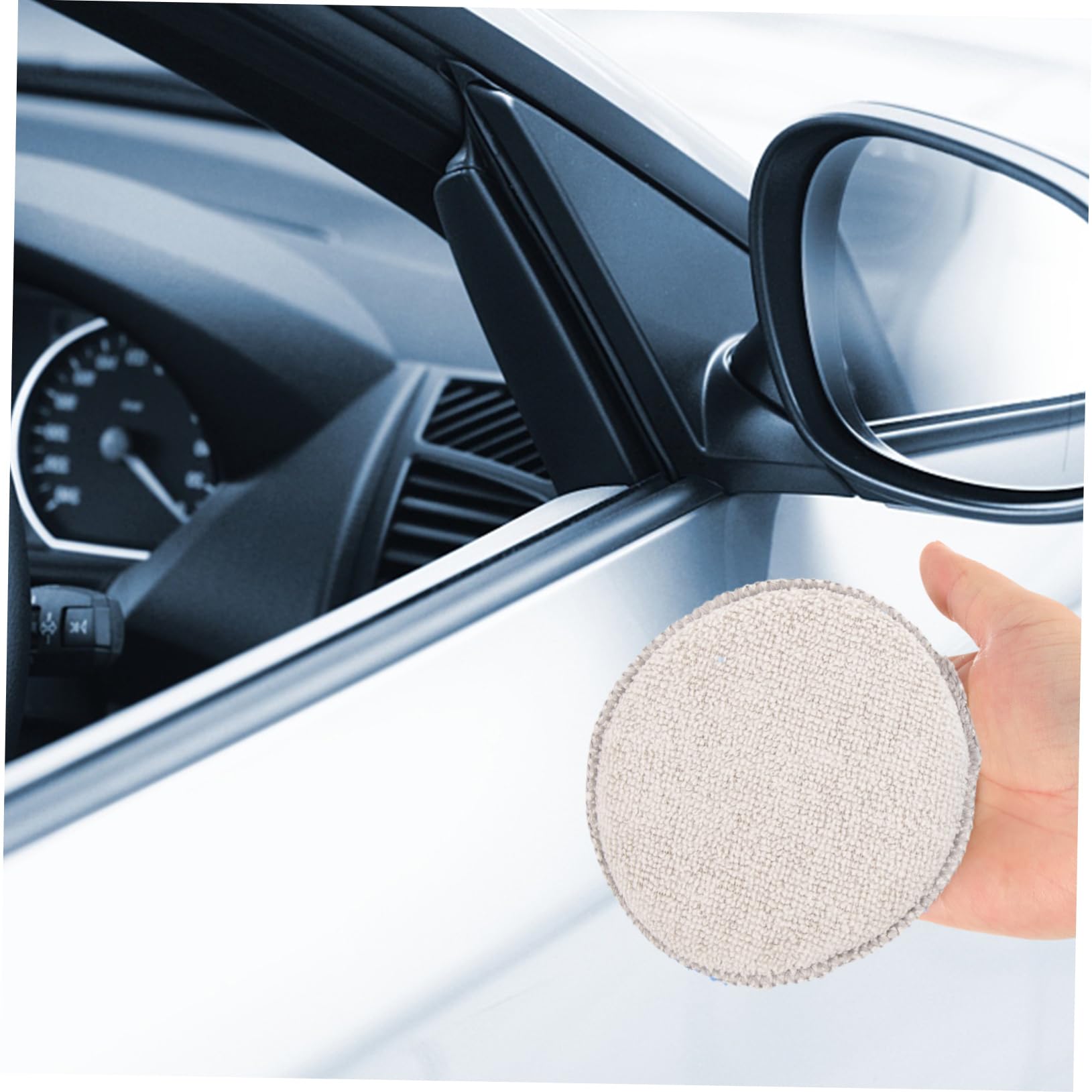 SOLUSTRE 30stücke Wachsapplikator-pads Schwamm Für Fahrzeugpflege Mikrofaserschaum Perfekten Und Polieranwendung Für Autoenthusiasten Und