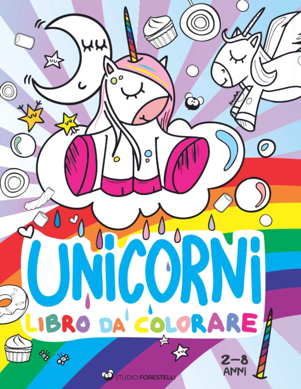 Unicorni Da Colorare Album Da Colorare Per Bambini Da 2 | Desertcart  Seychelles, image size:1000x1294