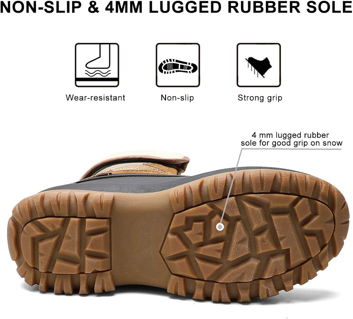  | STQ Womens Winter Duck Boots Waterproof Cold Weather Snow Boots | Snow Boots