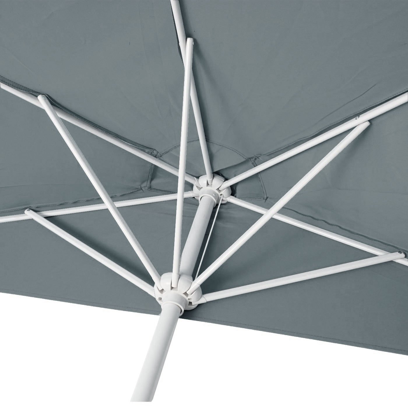 Mendler Aluminiowy półokrągły parasol, UV 50+.