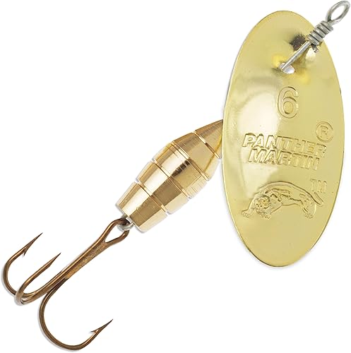 Panther Martin Panther Martin Deluxe Gold 1 4 Ounce Spinning Lure Oz