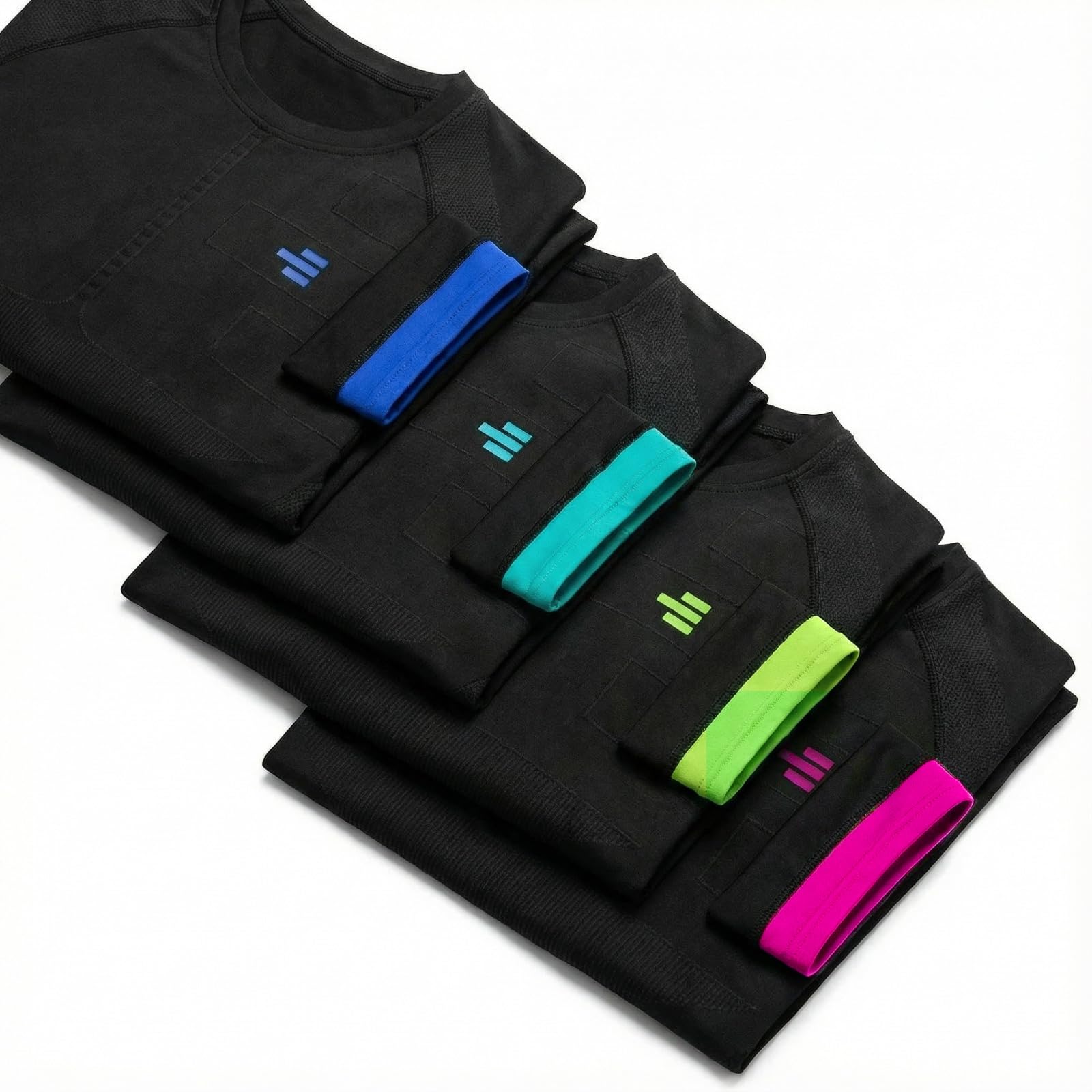 R-EVENGE Maglia a Manica Corta Compression da Uomo, Ideale per Il Workout in Palestra