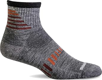 Sockwell Mens Ascend II Quarter Moderate Compression Socks