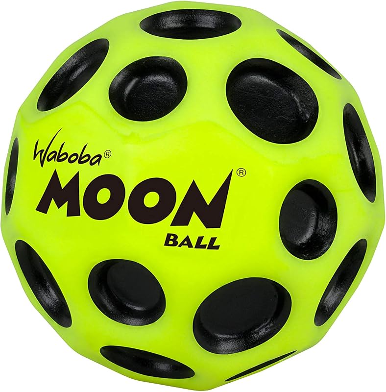 Waboba The Original Moon Ball - Pelota hiperrebotante - Hace un sonido pop cuando rebota - Rebote extremo y diversión para todas las edades - Perfecto para juegos activos y juegos en interiores o exteriores