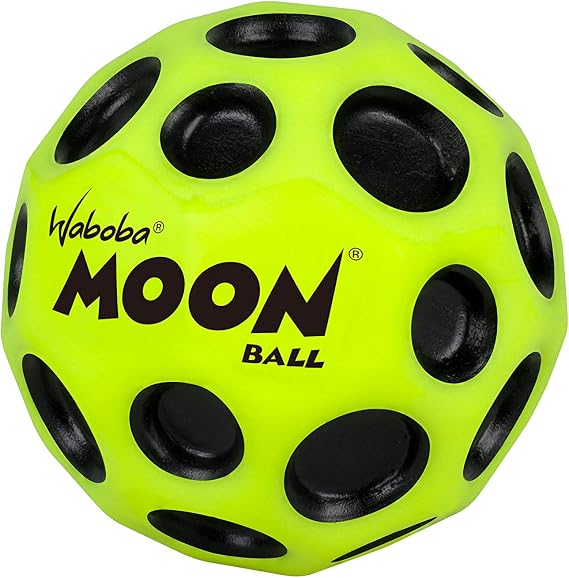 Waboba The Original Moon Ball - Hyper Bouncy Ball Makes Pop Sound When Bounced - All Ages Extreme Bounce & Fun - Perfect for Active Play & Indoor or Outdoor Games