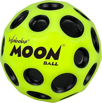 Waboba The Original Moon Ball - Hyper Bouncy Ball Makes Pop Sound When Bounced - All Ages Extreme Bounce & Fun - Perfect for Active Play & Indoor or Outdoor Games