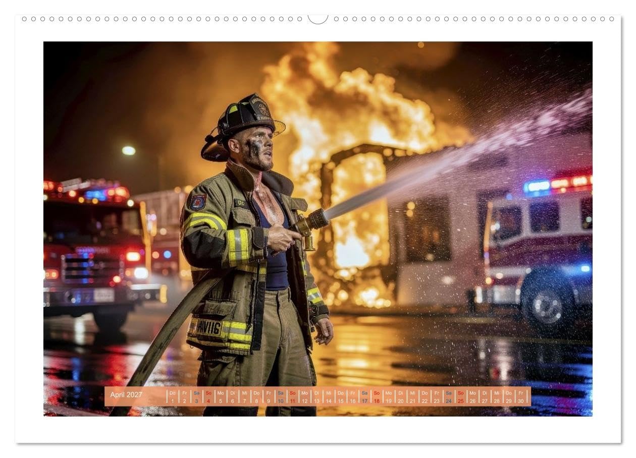 Sexy Feuerwehrfrauen und Männer (hochwertiger Premium Wandkalender 2027 DIN A2 quer), Kunstdruck in Hochglanz: Feuerwehrfrauen und Männer wirken oft ... ausstrahlen. (CALVENDO Erotik)