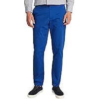 Tommy Hilfiger Uomo Pantaloni Chino Tapered Fit, Blu (Monochrome Blue)