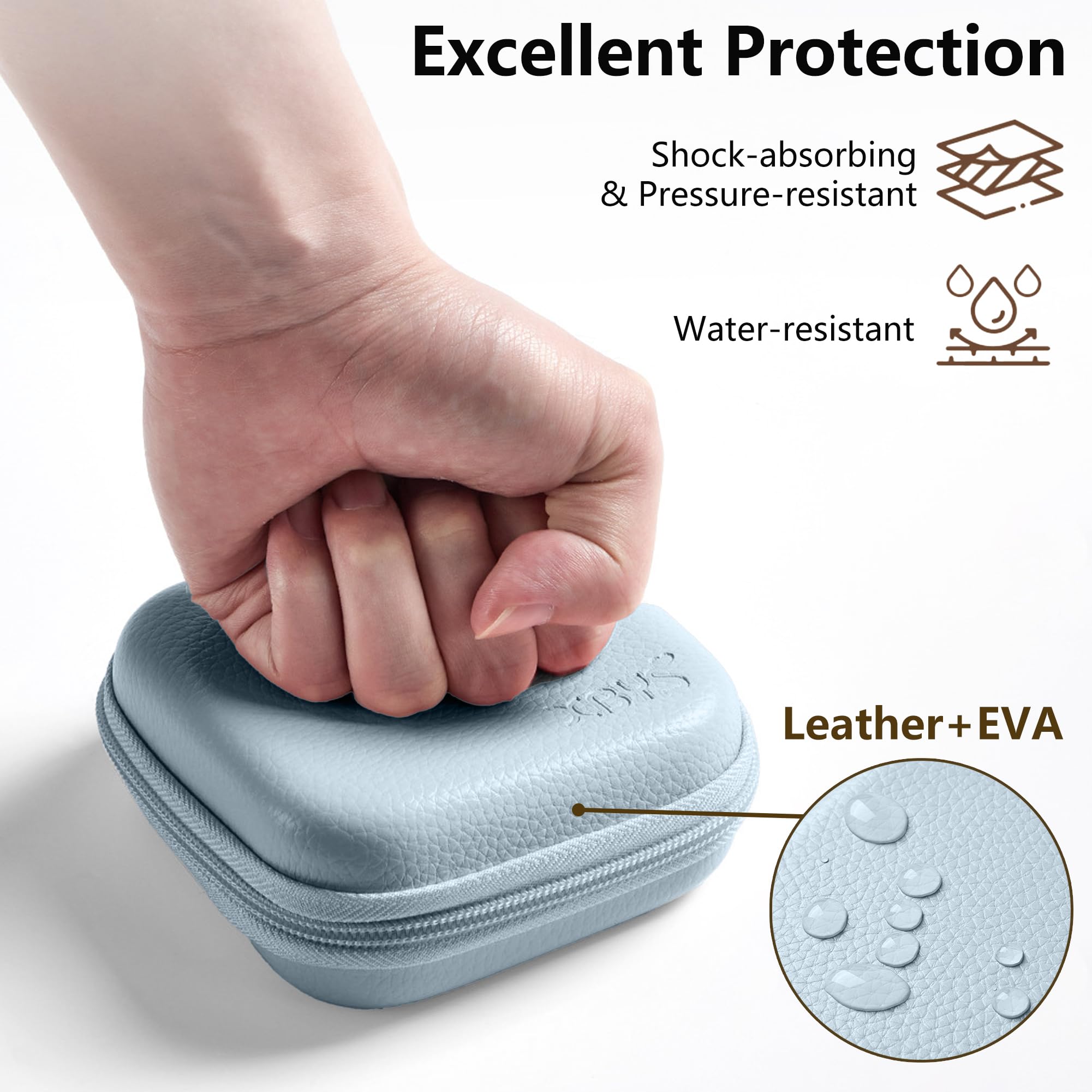 MacBook Organiseur de Chargeur Sac de Rangement Accessoires de Voyage Compatible Câbles USB Bleu
