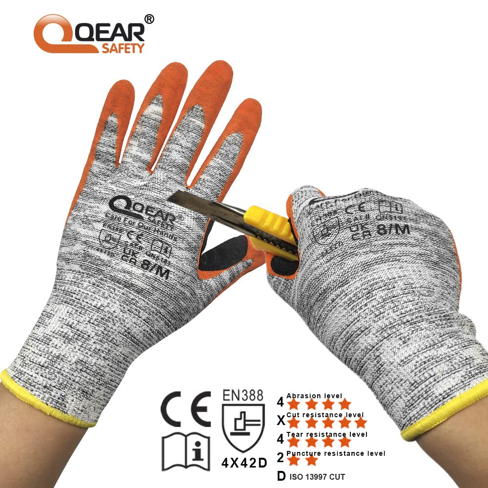 GUANTO NITRILE SABBIATO DOPPIO STRATO INTERAMENTE RIVESTITO BLACK DEEP - Riutilizzabili - Guanti