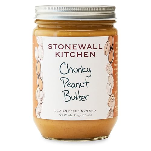 Stonewall Kitchen Mantequilla de maní gruesa totalmente natural 155 onzas