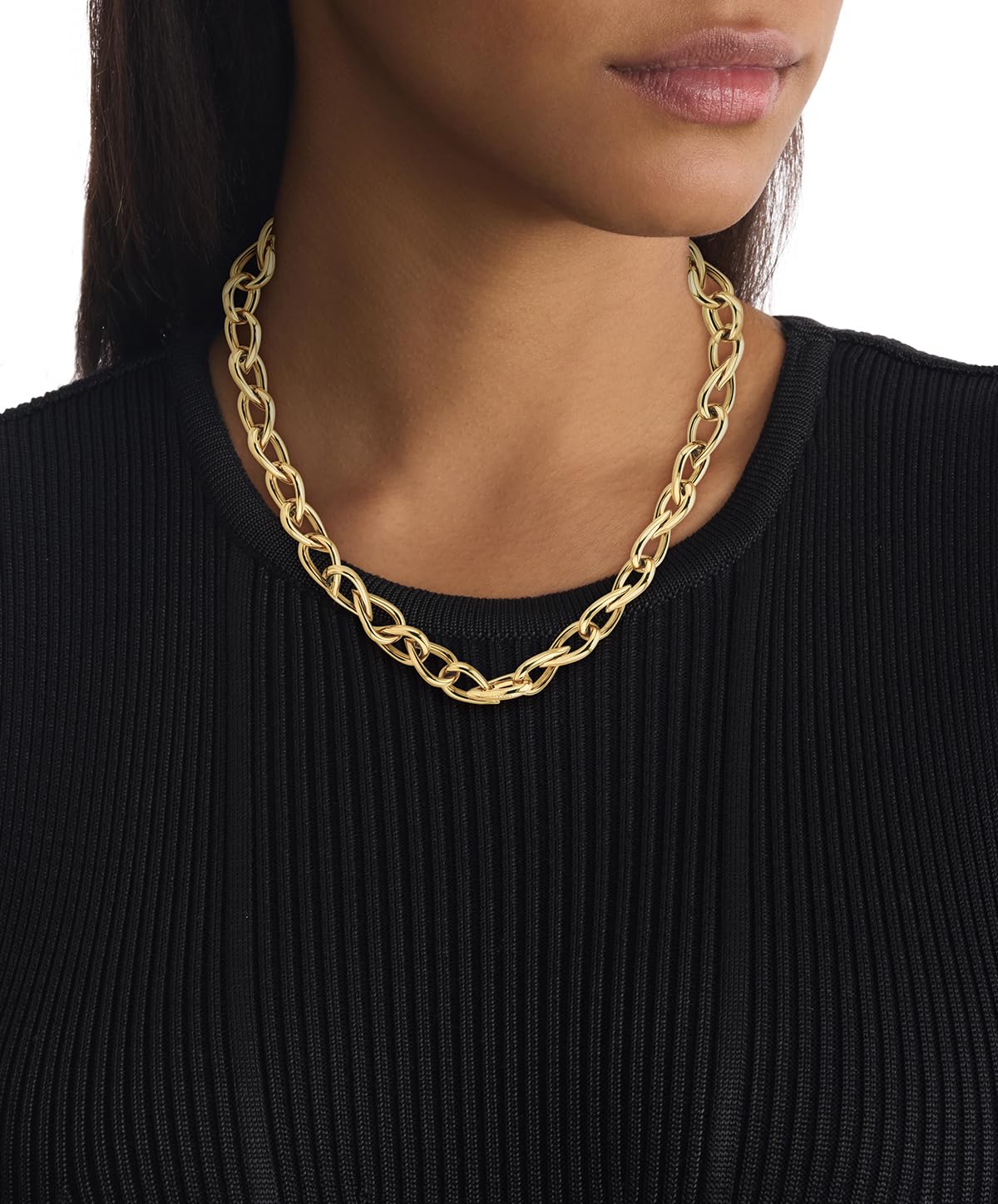 Calvin Klein Gliederkette für Damen Kollektion SCULPTURED DROPS aus Edelstahl - 35000918