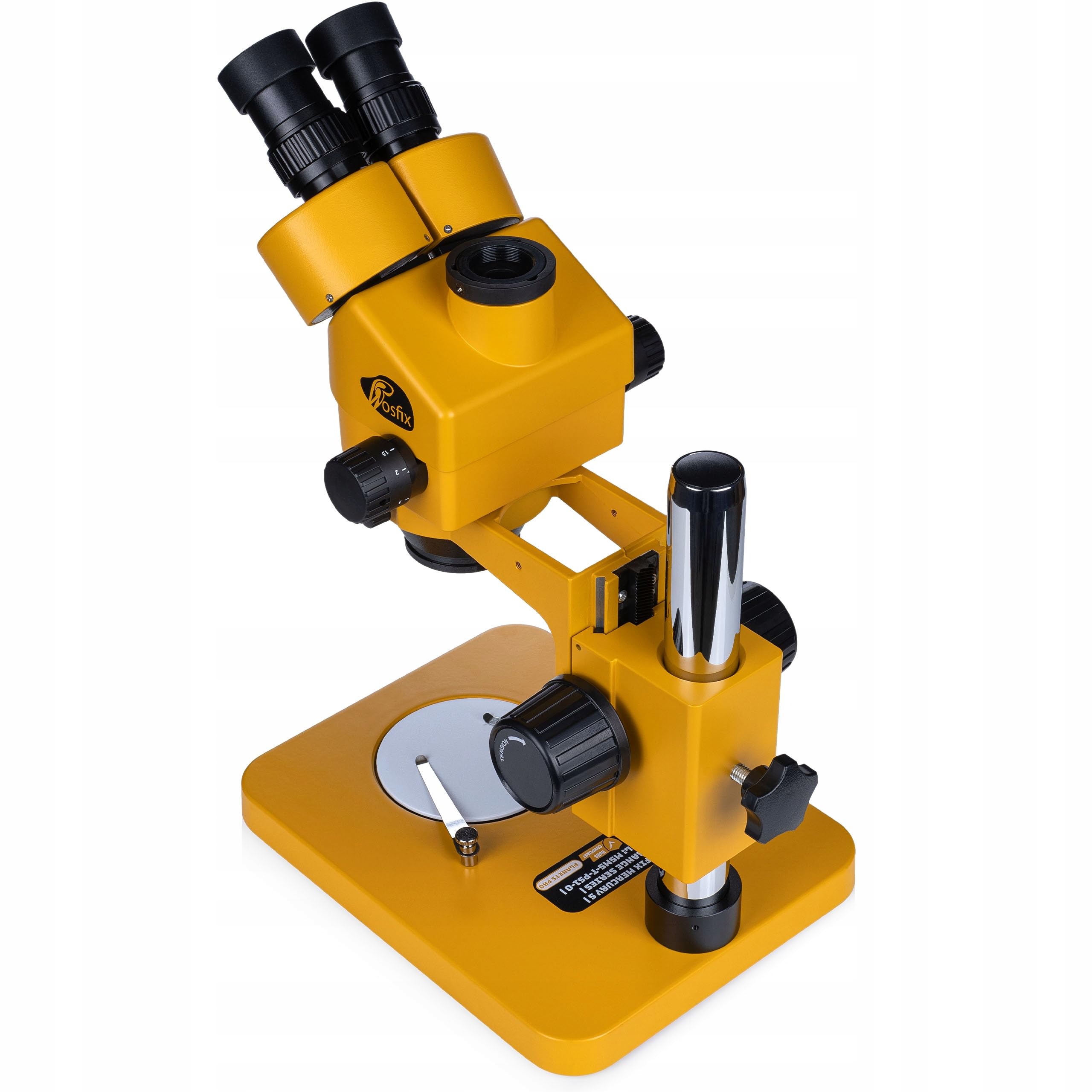 Microscopio trinocular estereoscópico Mercury S MSMS-T-PS1-O Set – 7-45x Zoom Greenough óptica WF10X/20, distancia de trabajo de 100 mm, cámara USB de 5 MP, iluminación LED de anillo, inspección de