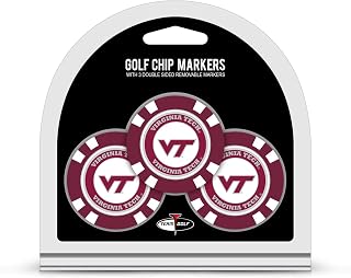 Team Golf NCAA Poker Chip Size with Pop Out Smaller Double-Sided Enamel Markers