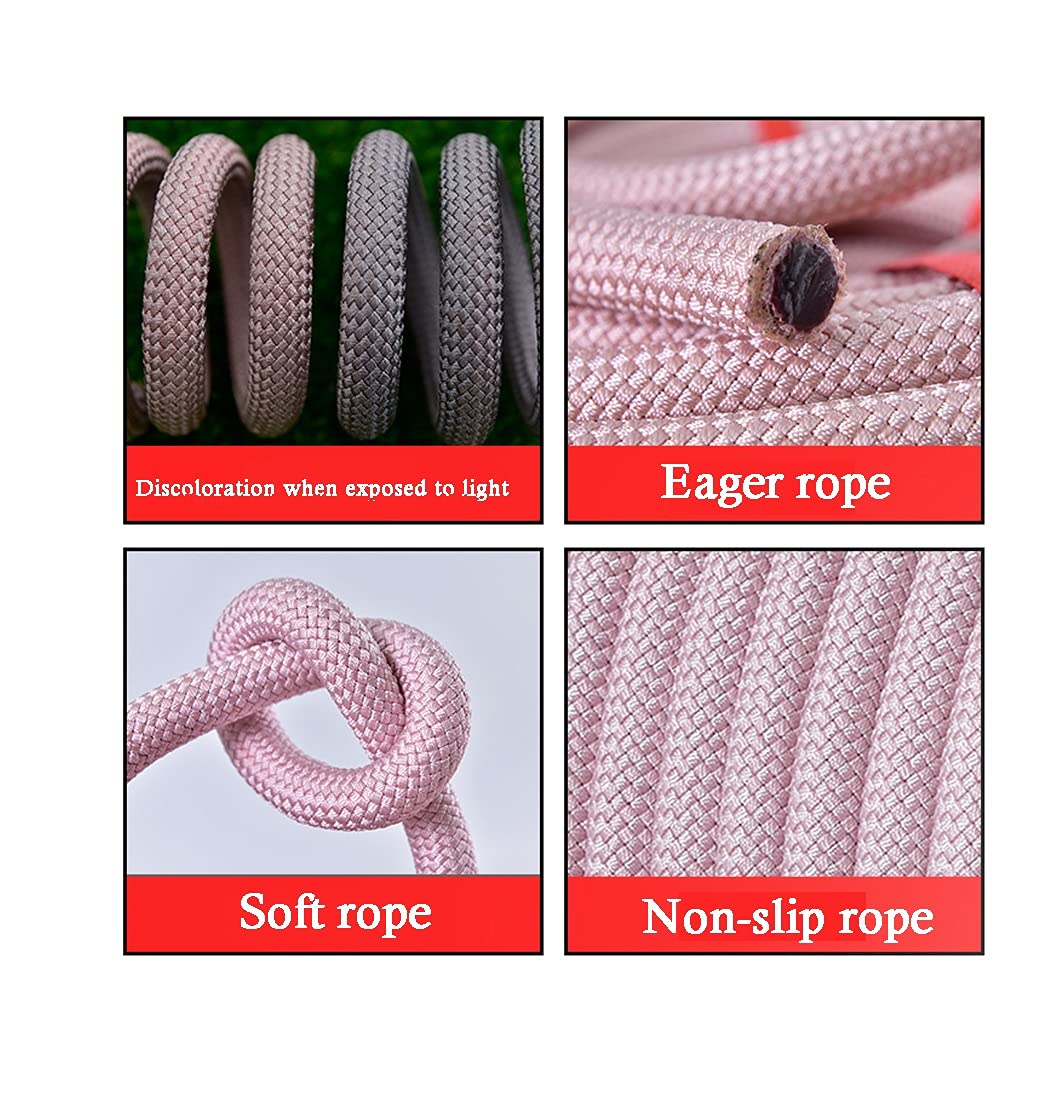 Corda Nautica Resistente da 12 mm - Corda Nautica Leggera e Versatile, Adatta per Campeggio, Arrampicata su Roccia, Fitness e Allenamento della Forza - Corda per Esterni da 50 Metri