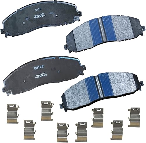 Vista 382 de Bendix Premium SBM8 - Pastillas de freno semimetálicas Premium para modelos seleccionados Buick Special, Camaro, Corvette, Phaeton, Olds F85, Vista