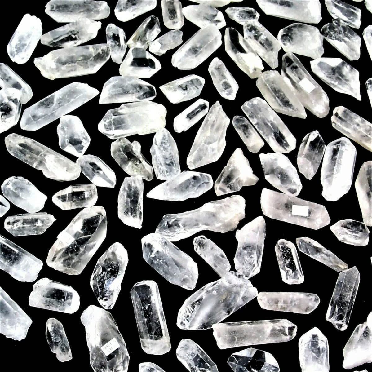 Bergkristall Spitzen Länge ca. 30 – 60 mm Edelsteine Heilsteine Wassersteine Glückssteine - Schätze der Natur (Packung Nr. 5 mit 5 Kg)