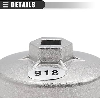 Amazon.com: Motoforti Universal Oil Filter Cap Wrench Socket
