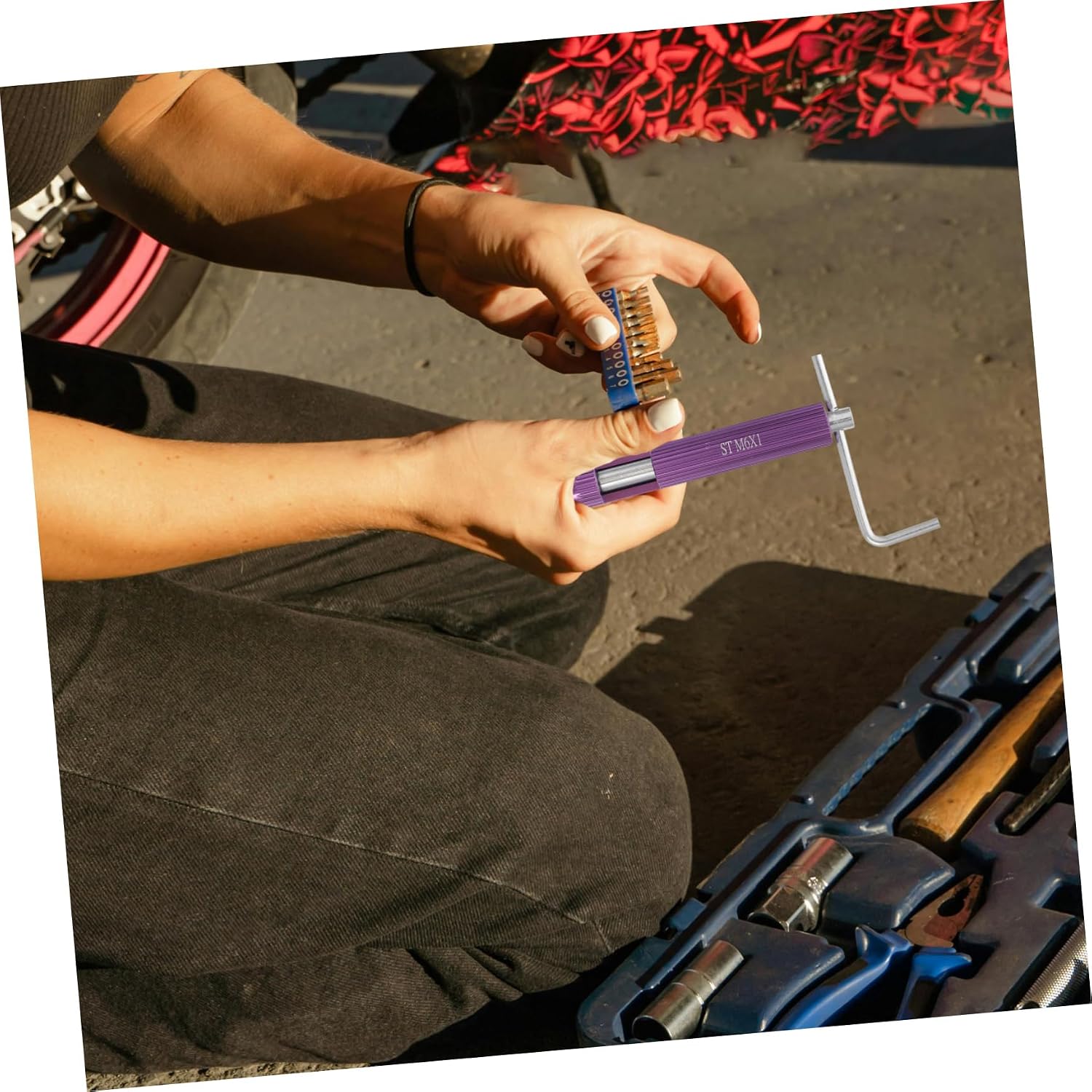 Cabilock Thread Repair Kit Helicoil Tool for Car Maintenance Bolt Thread Repair Tool