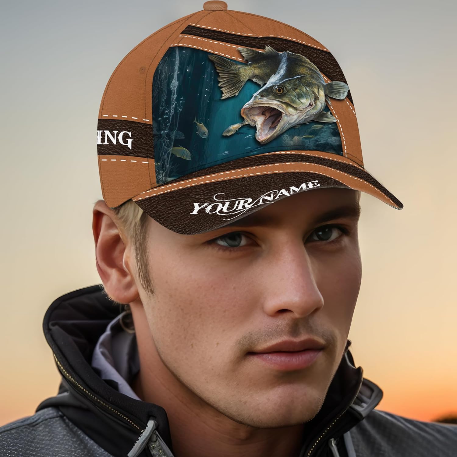 Personalized Baseball Cap, 3D Printed Ball Caps for Teen Boys, Unisex Ball Caps, Fitted Hats for Men