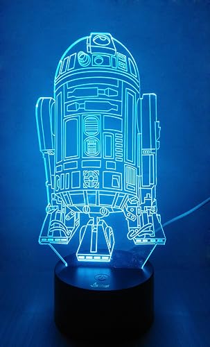 Miniatura 3 de Lámpara LED de 7 colores con increíble ilusión óptica 3D resplandeciente, luces de escultura artística, produce efectos de iluminación únicos y