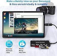 Vista 8 de xD-Picture - Lector de tarjetas USB 3.0, lector de tarjetas de memoria para tarjetas xD/CF/MS/SD/TF - Lector de tarjetas 7 en 1 para Windows, Mac
