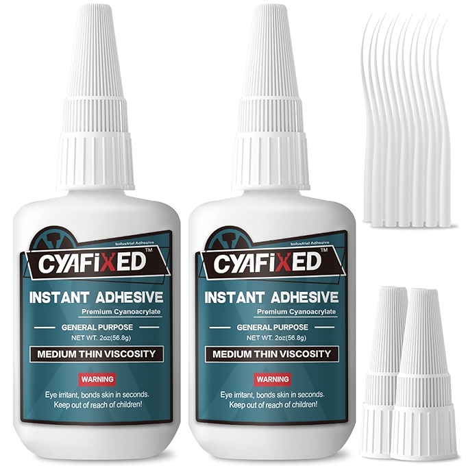 超强瞬间胶水，食品安全型液体粘合剂，用于鞋子、皮革、陶瓷、塑料、玻璃、金属等修复