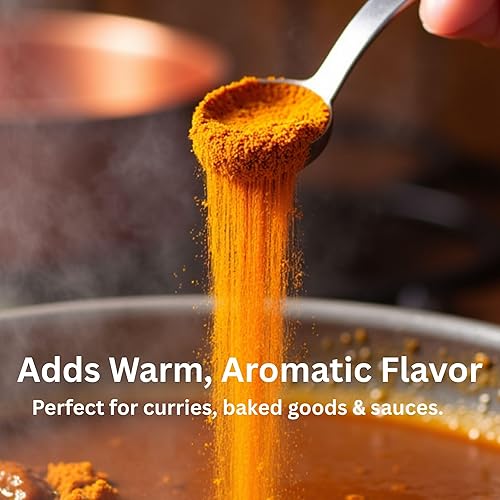 Vista 5 de SPICY ORGANIC Ground Mace - Exquisito polvo de especias de maza para cocinar, hornear, salsas, sopas, bebidas y platos salados, certificado orgánico