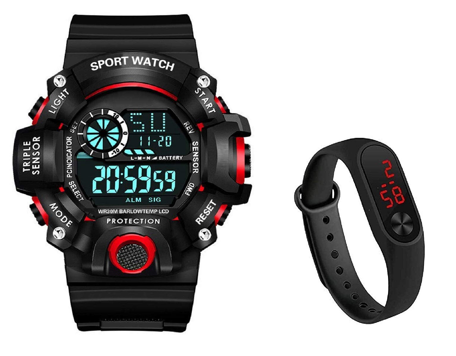 SELLORIA Army Digital Boys & Girls Watch (Black Dial) (Pack of 2) (B08RCHBKC4) Amazon Price History, Amazon Price Tracker