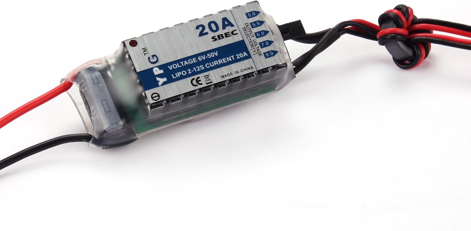 YPG 20A HV SBEC for RC Model Airplane No Programming Required