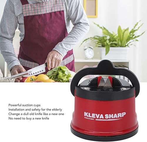 Miniatura 2 de Afiladores de cuchillos con ventosa, afilador de cuchillos portátil de acero de tungsteno, mini afiladores de seguridad para el hogar y la cocina