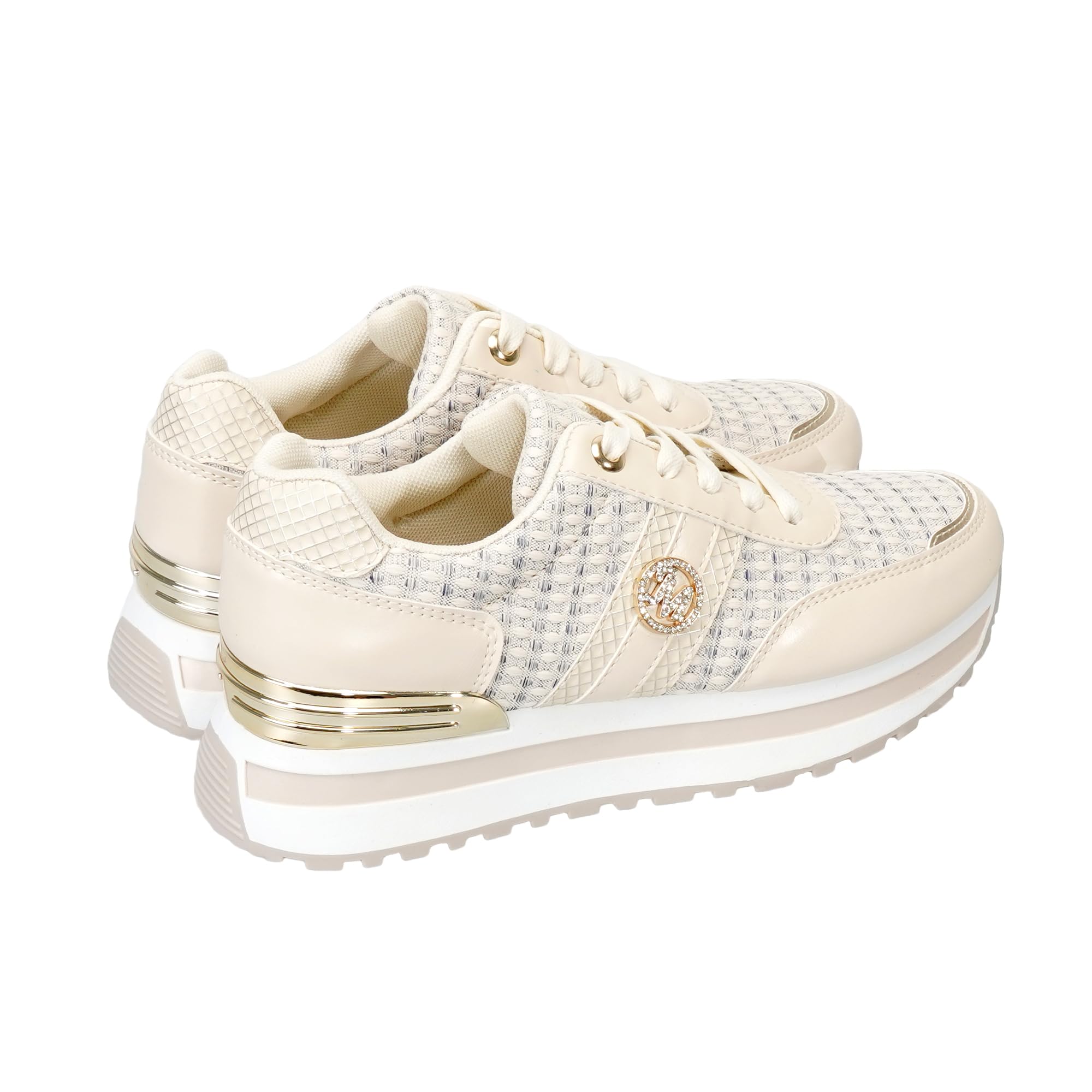 JOMIX Zapatillas Mujer Plataforma Deportivas Cuña Cómodas Ligeras Transpirables Casual Caminar Malla Trabajo
