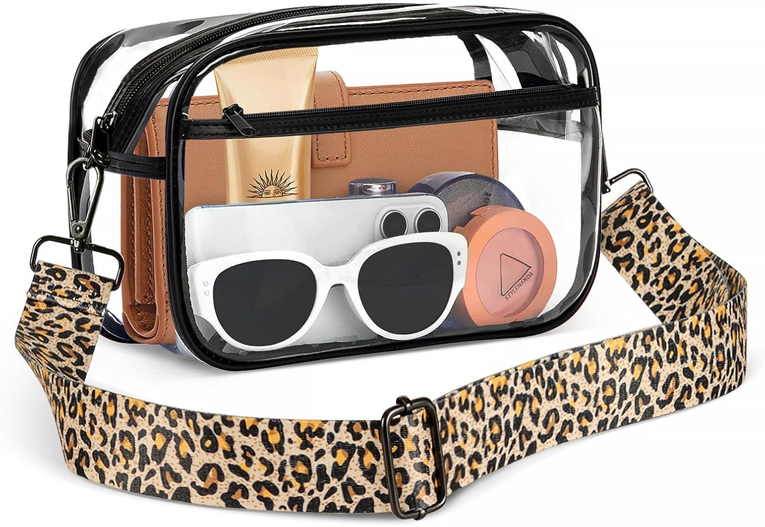 Clear Bag For Stadium Events, Clear Purse for Women Stadium Approved Crossbody Bags, Bag for Concerts Sports Events Festivals