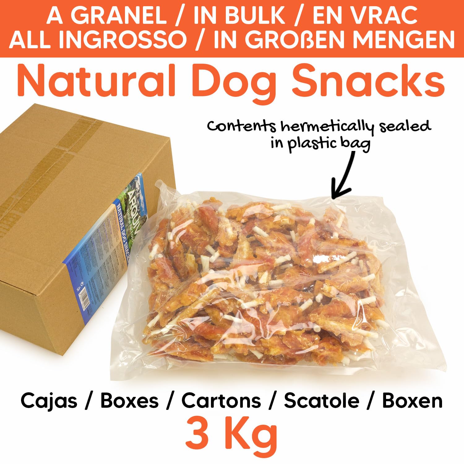 Ailes de Poulet (Vrac - 3 Kg) - Snacks naturels pour Chiens
