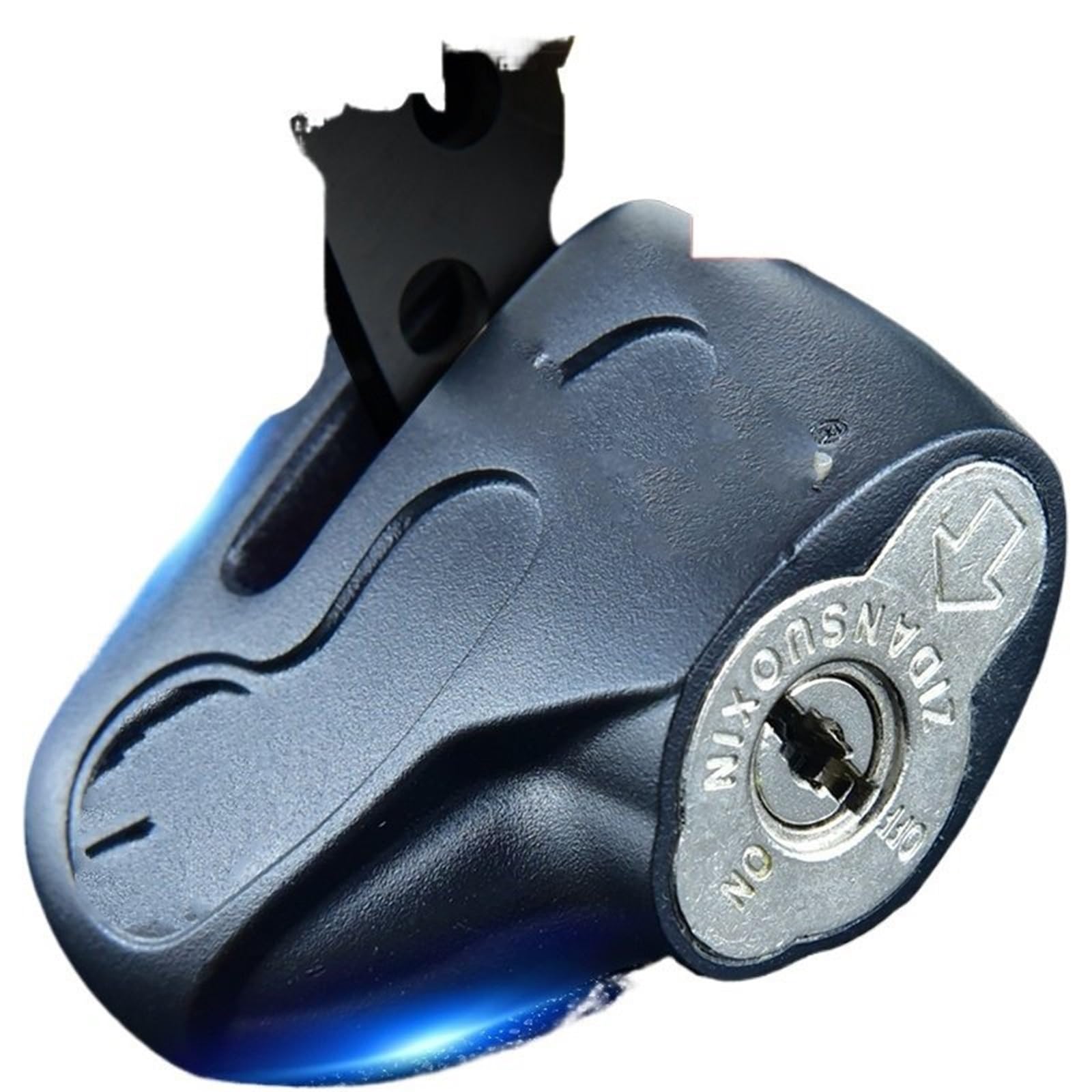 Laksjdnc Black Frame Rope Motorcycle Handlebar Lock Disc Brake Lock, Anti-Picking Motorcycle, Anti-Theft, Electric Vehicle, Battery, Mountain Bike Motorcycle Disc Lock(Black Frame Rope)