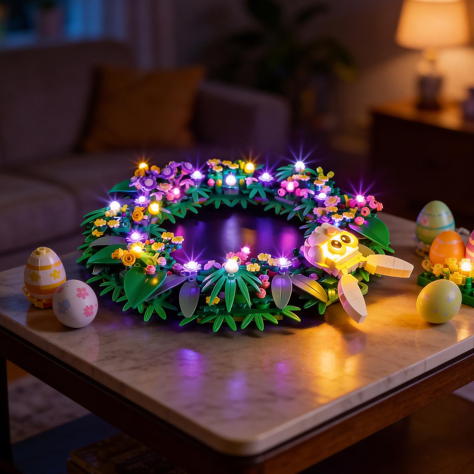 YEABRICKS LED Licht für Lego-40957 Frühlingskranz Bausteine Modell (Bausteine Set Nicht enthalten)