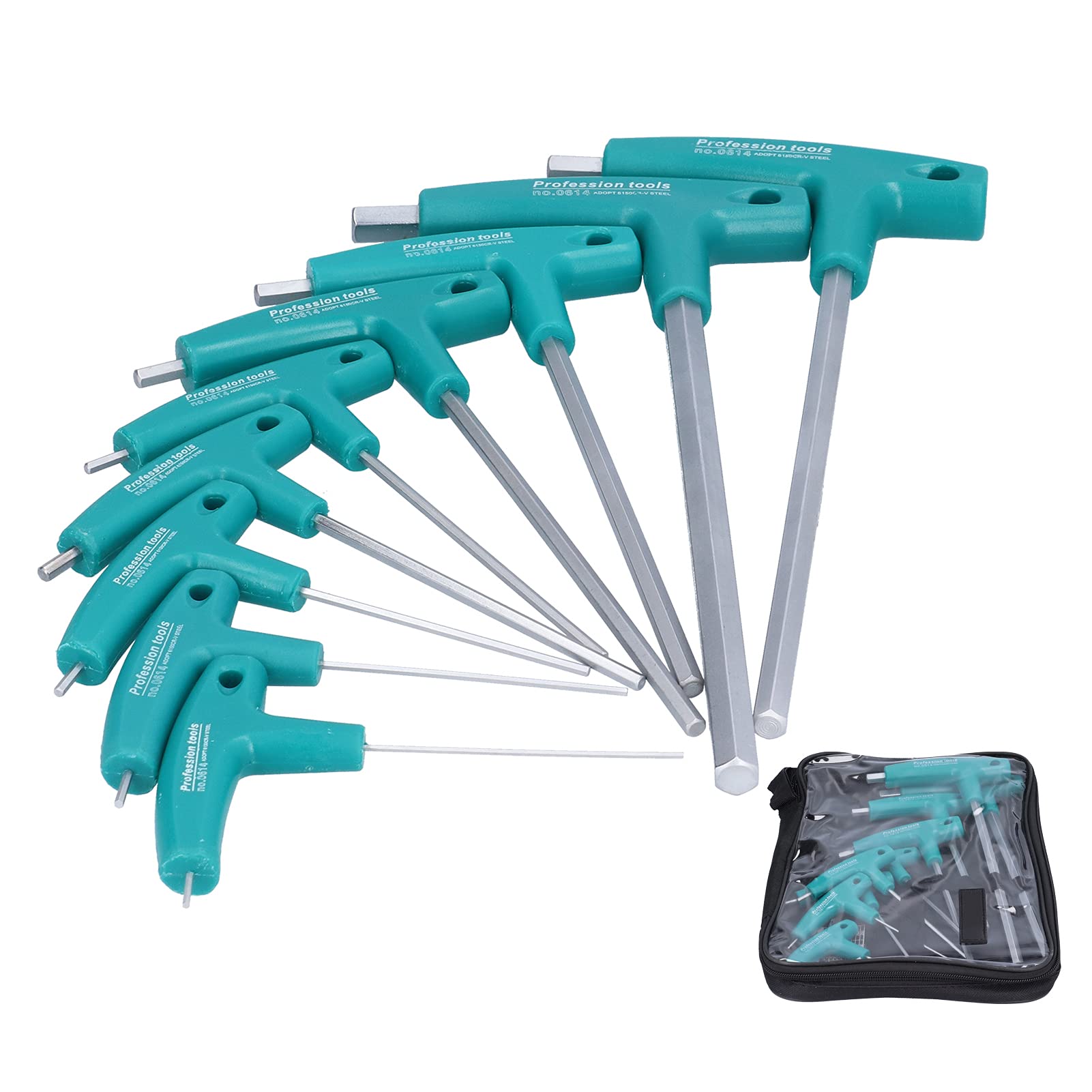 Clé Allen en forme de T robuste et durable, jeu de clés hexagonales Garosa