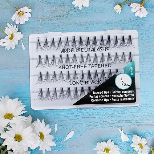Miniatura 8 de Ardell Pestañas individuales suaves al tacto, extensiones de pestañas cortas negras, racimos de pestañas sin nudos, pestañas postizas reutilizables,