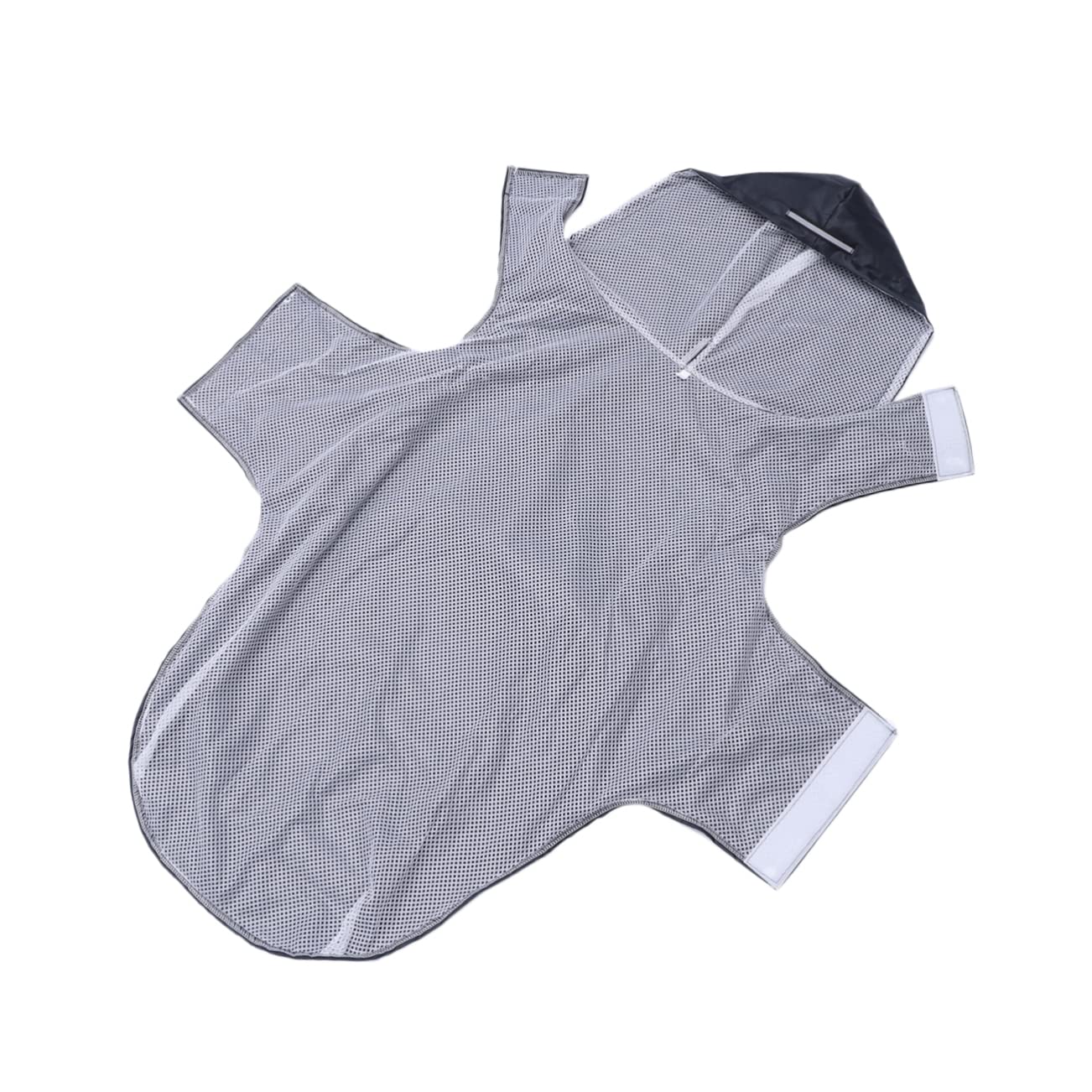 Sosoport 2pezzi Cappotto Riflettente Per Cani Di Grandi Mantellina Antipioggia Con Cappuccio e Design Nero